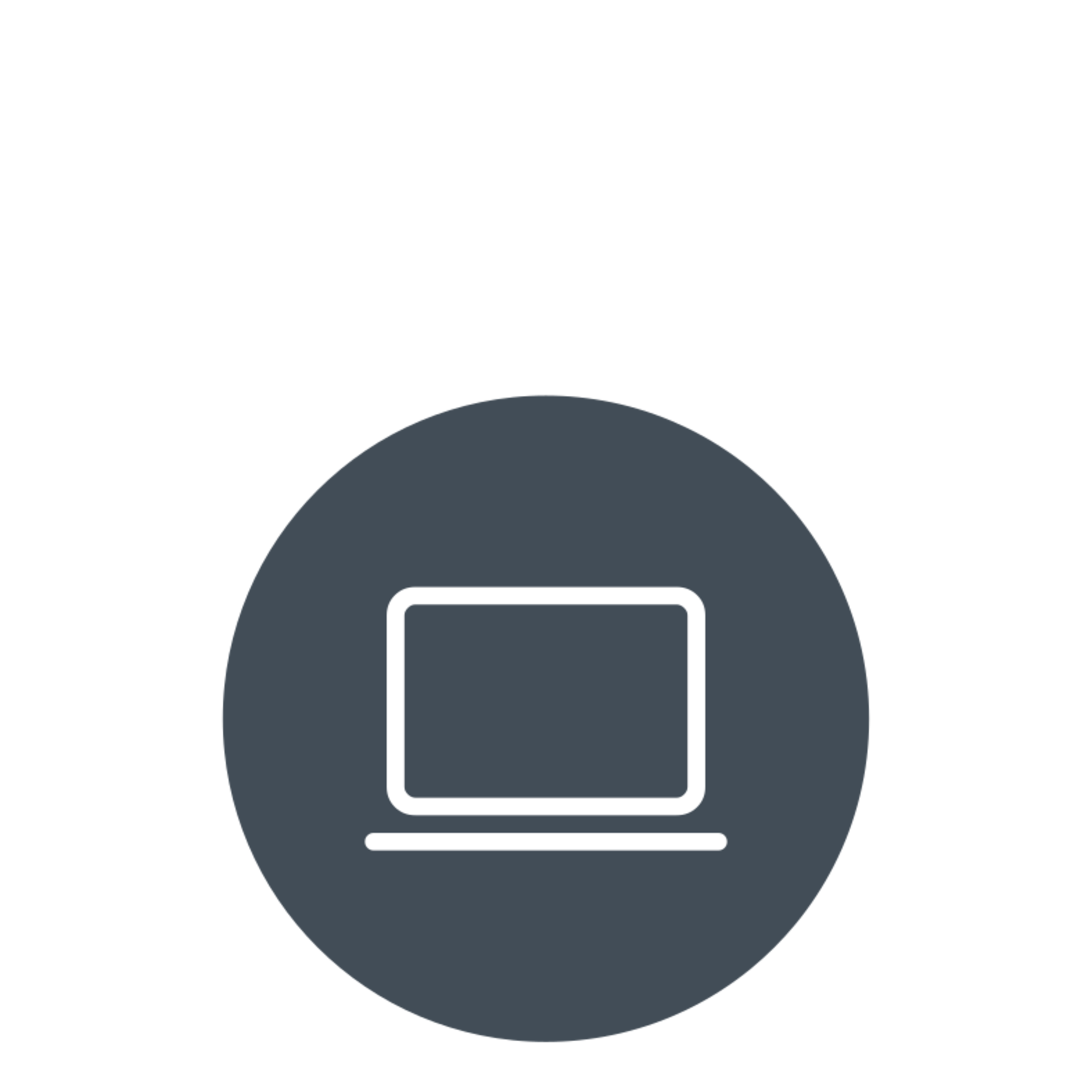 Computer, Icon für Online Bewerbung