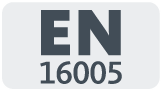 Piktogramm zu EN-Norm EN 16005
