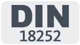DIN 18252 standardı için piktogram