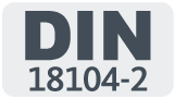 DIN 18104-2 standardı için piktogram