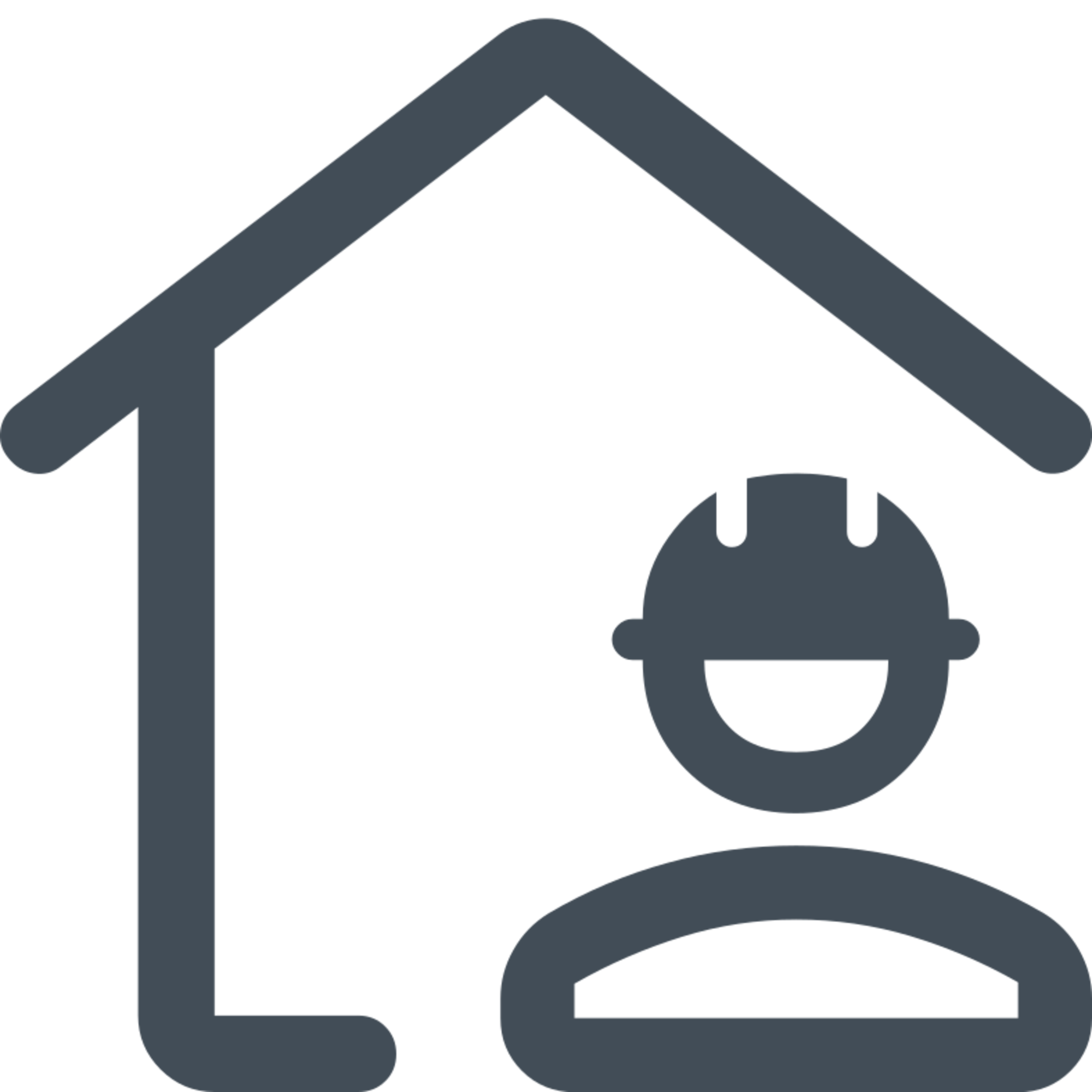 Haus und Arbeiter, Icon für Objektberatung