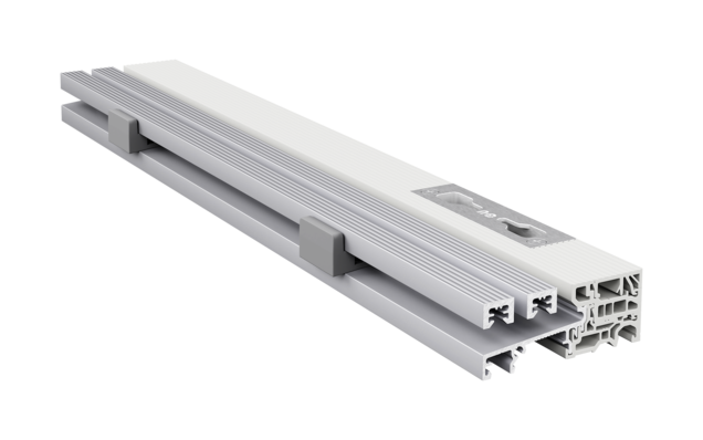 Profil kesiti GU sistem eşiği SBS bb ek kilitleme tertibatı ile