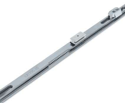 Merkezi kilitleme UNI-JET – detaylı eğme-döndürme mekanizması görünümü, sabit kol konumu