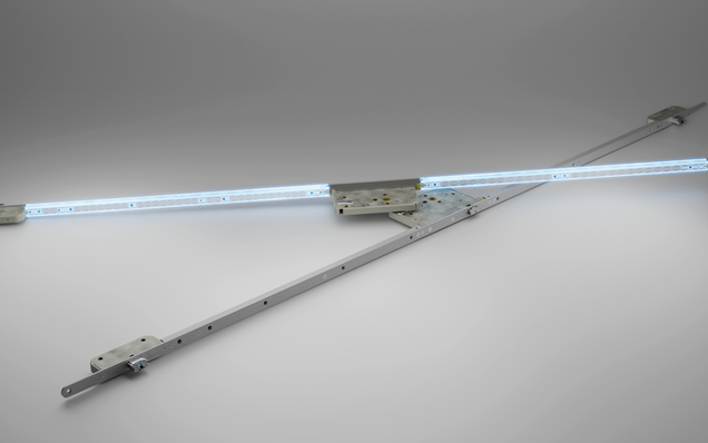 Çoklu kilitleme sistemi GU SECURY Automatic Panic E çekme çubuğu koruması ile